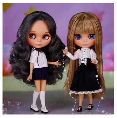 ICY DBS Blyth Doll Tan Skin Matte Face With Eyebrows Special Price 1/6 BJD JOINT body Neo Christmas Gift Anime