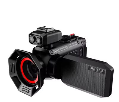 DV60 4K UHD Digital WiFi Camera Recorder 50X Zoom 53MP Lightweight Fashion Telescopes Camcorder for Photography Built-In Filter