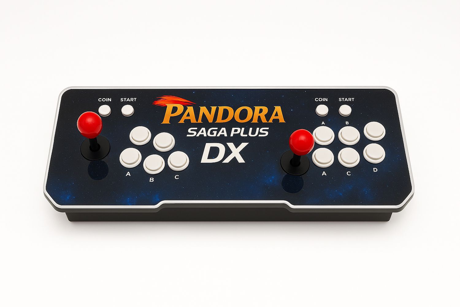 Pandora SAGA Plus DX Arcade, Family Game Console, Multiplayer Joystick, 26800