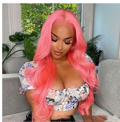 Color: 4x4 Headgear, Color Classification: 26 Inch 180 Density - Cosplay Human Hair Wig Women