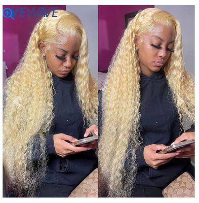 Color: 4/27HL, Stretched Length: 36inches, Density: 180%,  - 613 Hd Lace Frontal Wig 13X6 Blonde Lace Front Wig Human Hair 13X4 Curly Lace Front Human Hair Wig Hd Lace Wig 13X6 Human
