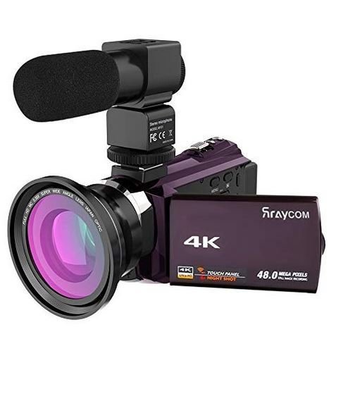 4K Video Camcorder, Rraycom 48MP