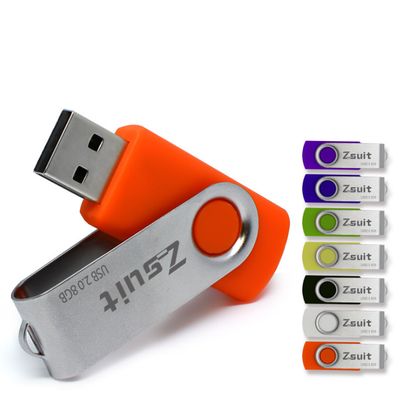 Color: Polychromatic optional, capacity: 64GB - Gift U Disk Creative 360 Degree Rotating Personality USB Drive 64g 32g 16g 8g Enterprise Custom