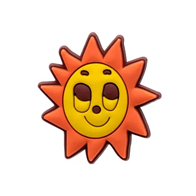 Color: Silver - 1pcs New Karol G Clog Accessories Mermaid Shoe Charms Butterfly Snail  Flower Sun Clog Pins Clips Jeans Garden Shoe Decoration