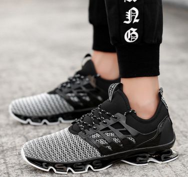 Color: White, size: 44-White, Color:  - 2021 summer new blade net cloth couple sports leisure sports shoes