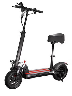 Electric Scooter for Adults with Seat Powful 800W Motor up to 28 Mph &amp; 35 Miles Long-Range, 10" Pneumatic Tire Portable Folding Commuting Scooter Electric 350 LBS Load