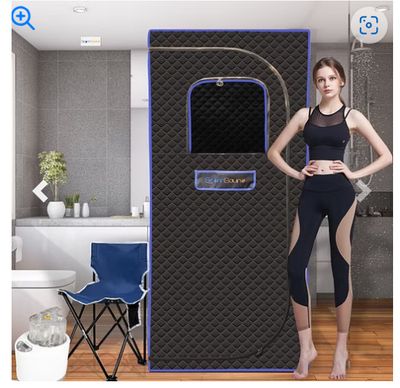 Sojourner Portable Sauna for Home - Steam Sauna Tent, Personal Sauna - Sauna Heater, Tent, Chair, Remote Included for Home Sauna -Enjoy Your Own Personal Spa