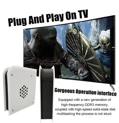 Wireless handle 8G RAM Retro Game Console 2T ROM M15 Batocera I3-3110M 70000+Games For Wii PS2 PSP NGC N64 Windows11 Play On TV
