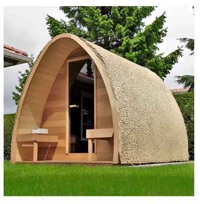 Solid wood outdoor sauna steam personal sauna