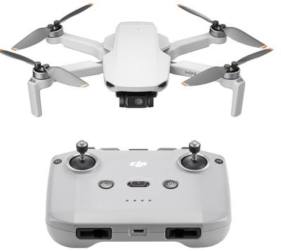 DJI Mini 4K, Drone with 4K UHD Camera for Adults, Under 249 g, 3-Axis Gimbal Stabilization, 10km Video Transmission, Auto Return, Wind Resistance, 1 Battery for 31-Min Max Flight Time, Intelligent