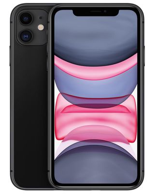 Apple iPhone 11, 64GB, Black - Fully Unlocked (Renewed)