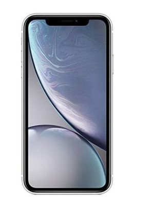 Apple iPhone XR, 128GB, White - Fully Unlocked (Renewed)