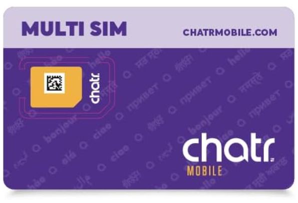 Chatr SIM Card | Activate in Minutes | Canada-Wide Coverage | Keep Your Number | No Credit Check Required | BYOD Ready | Powered by The Rogers Network