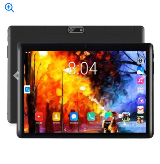 Color: Silver, Bundle: Bundle 1 - New 10.1 Inch Android Tablet Pc Google Play Dual Cameras Octa Core Dual SIM Phone Call Tablets Bluetooth Wifi 4GB RAM 64GB ROM