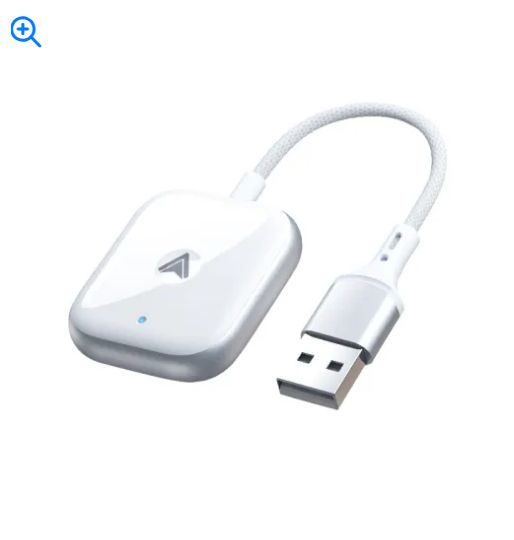 specification: Android Auto White - Wired-to-wireless Module Compatible With CarPlay In-car Navigation Smart Box
