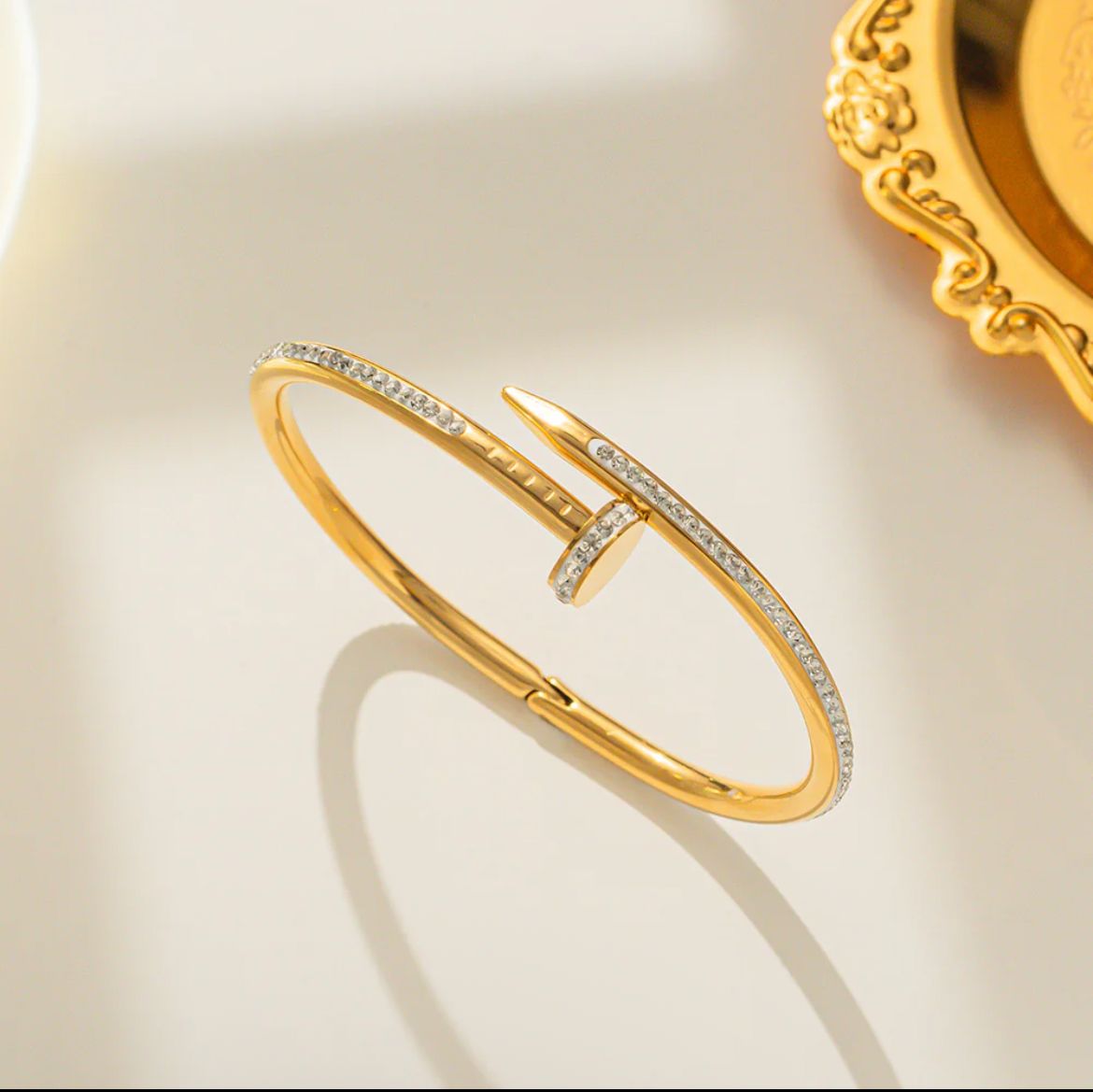 New 2025 Luxury Nail Bangle stainless steel