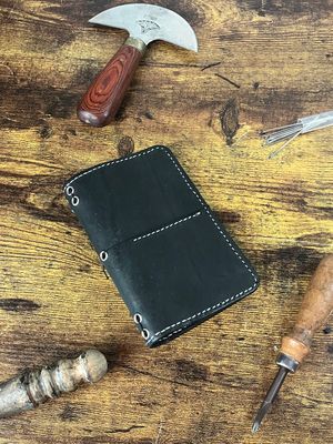 Sagittarius - Leather Passport &amp; Field Notes Cover