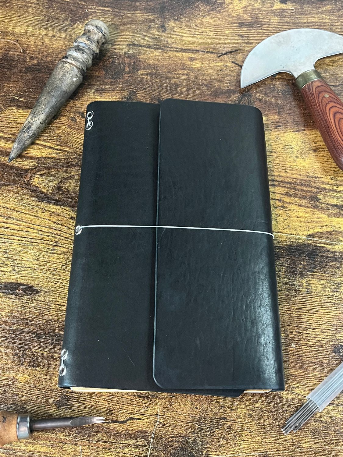 Trifold Leather Journal Cover