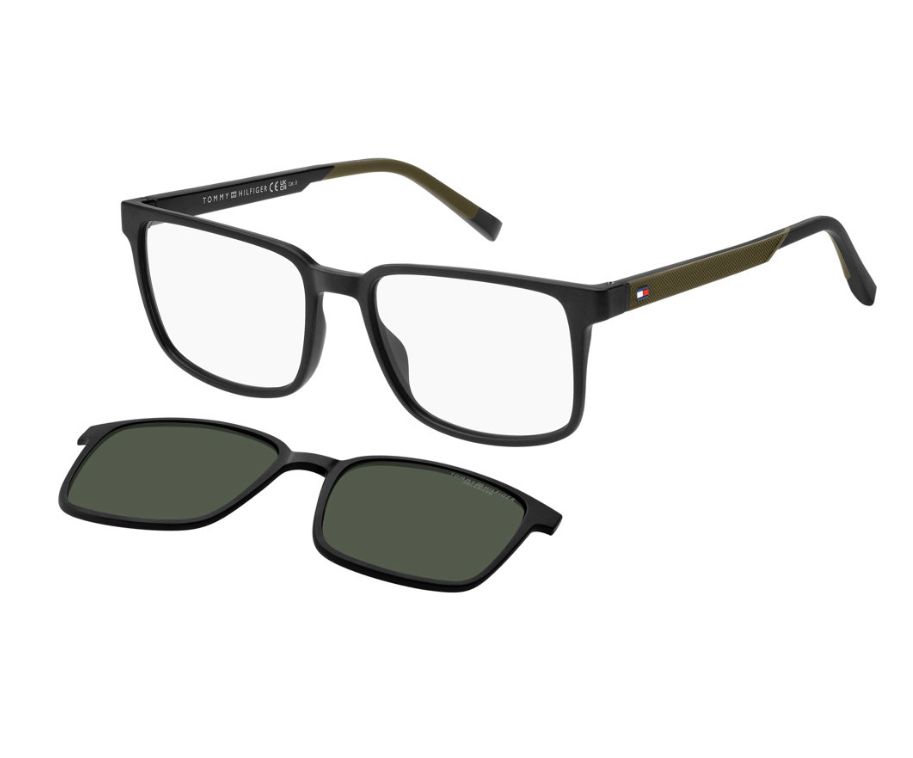 TOMMY HILFIGER TH2145 GREEN POLARIZED CLIP ONS