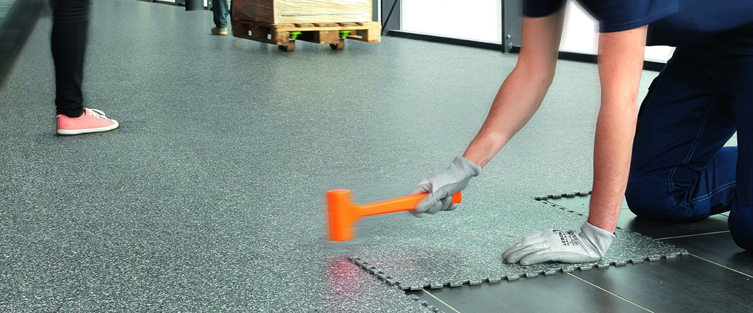 Gerflor GTI Max Connect – Heavy-Duty Interlocking Gym Floor Tiles (63.5 x 63.5 cm, 6 mm)