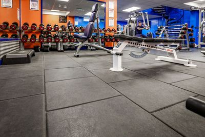 Gerflor Powershock 300 – Premium Rubber Gym Floor Tiles (50 x 50 cm, 30 mm) for CrossFit & Heavy Weight Areas