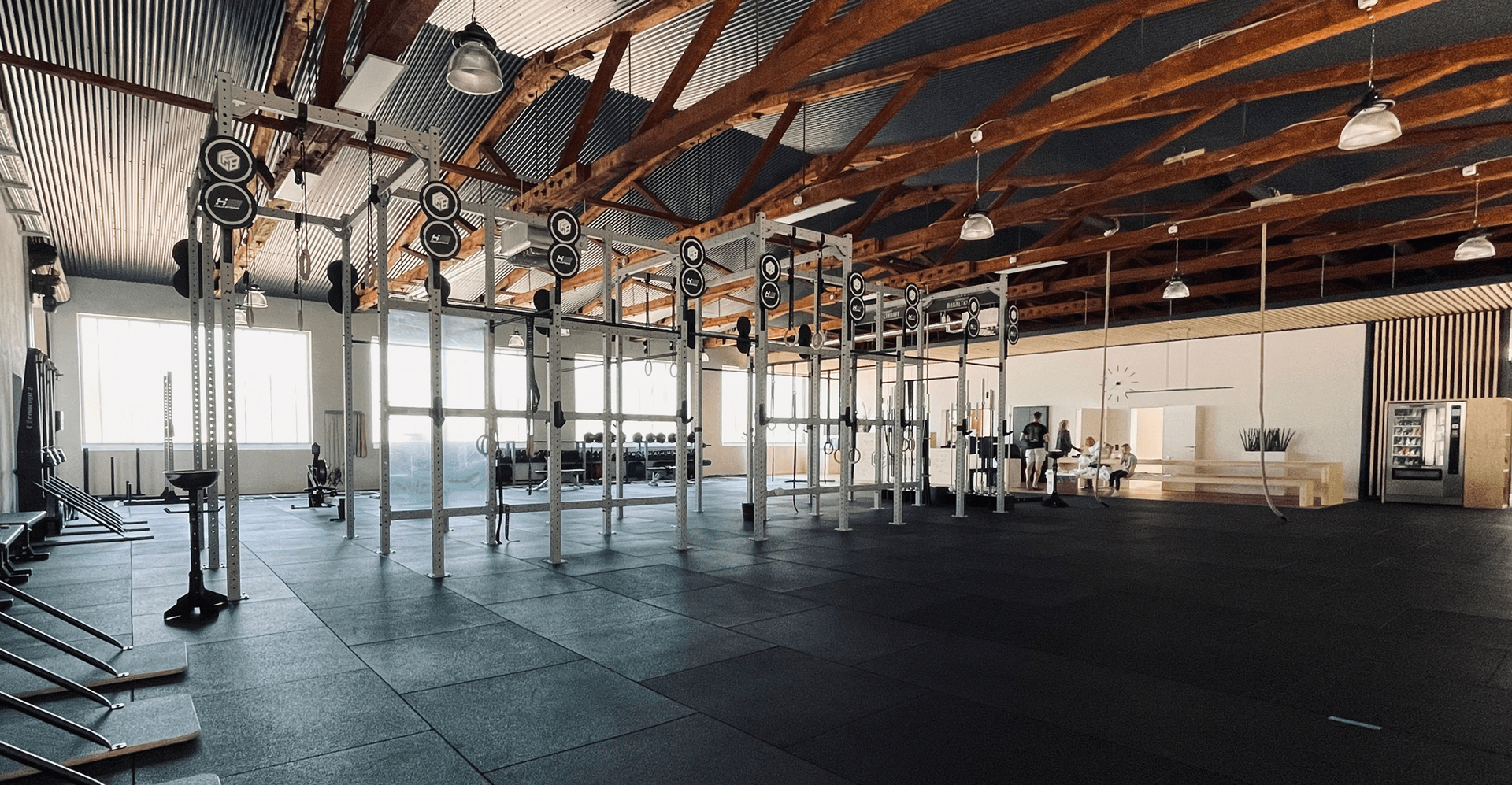 GFS Basic Fitness Tiles – 20 mm Recycled Rubber Gym Flooring (1000 × 1000 mm)