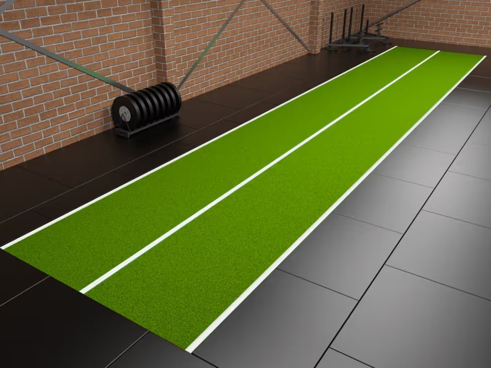 GFS Uni Sprint Turf – Indoor Short Pile Turf with Sprint Markings for Functional Training & Sled Tracks