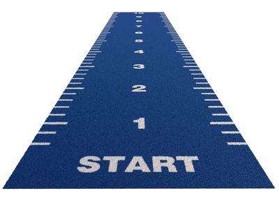 GFS Essential Range Turf – Artificial Turf with Tufted Markings, Start & Number Lines for Functional Training