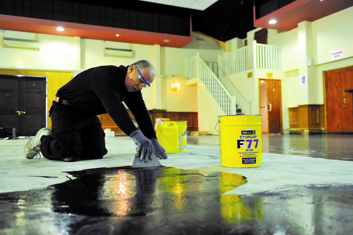 Stopgap F77 – One-Coat Rapid Curing Epoxy Waterproof Surface Membrane (3kg, 7kg, 14kg Kits)