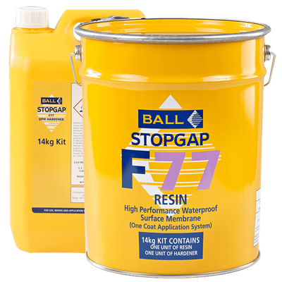 Stopgap F77 – One-Coat Rapid Curing Epoxy Waterproof Surface Membrane (3kg, 7kg, 14kg Kits) Stopgap F77 – One-Coat Rapid Curing Epoxy Waterproof Surface Membrane (3kg, 7kg, 14kg Kits)