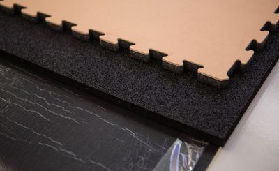 Pavigym Acoustic Underlay Tile 20 mm | Impact Noise & Vibration Isolation for Gym Flooring