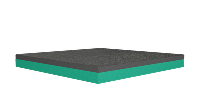 Pavigym BigJag Acoustic – Premium All-in-One Noise & Vibration Insulating Gym Flooring - (42.5/55/80 mm, 100×100 cm Tiles)