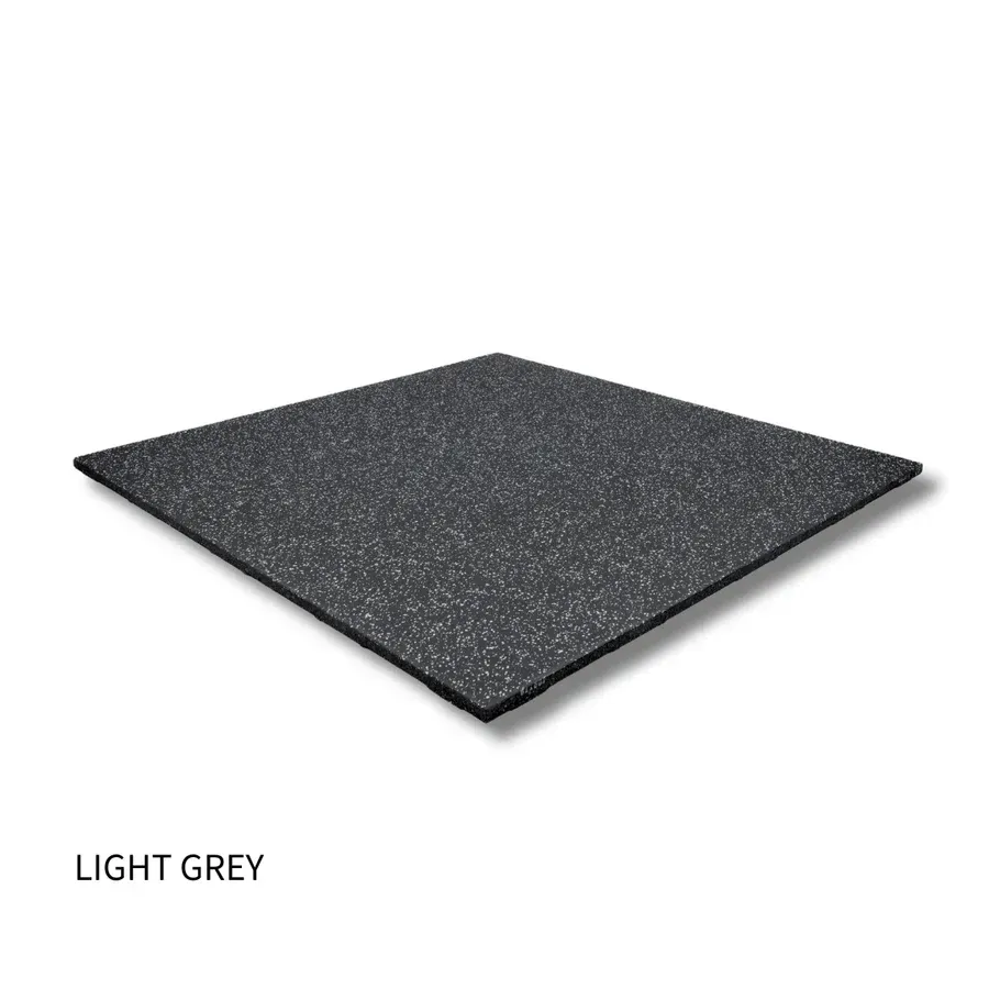 GFS Connect Tile – 20 mm Light Grey Interlocking Rubber Gym Tile (500 × 1000 mm)