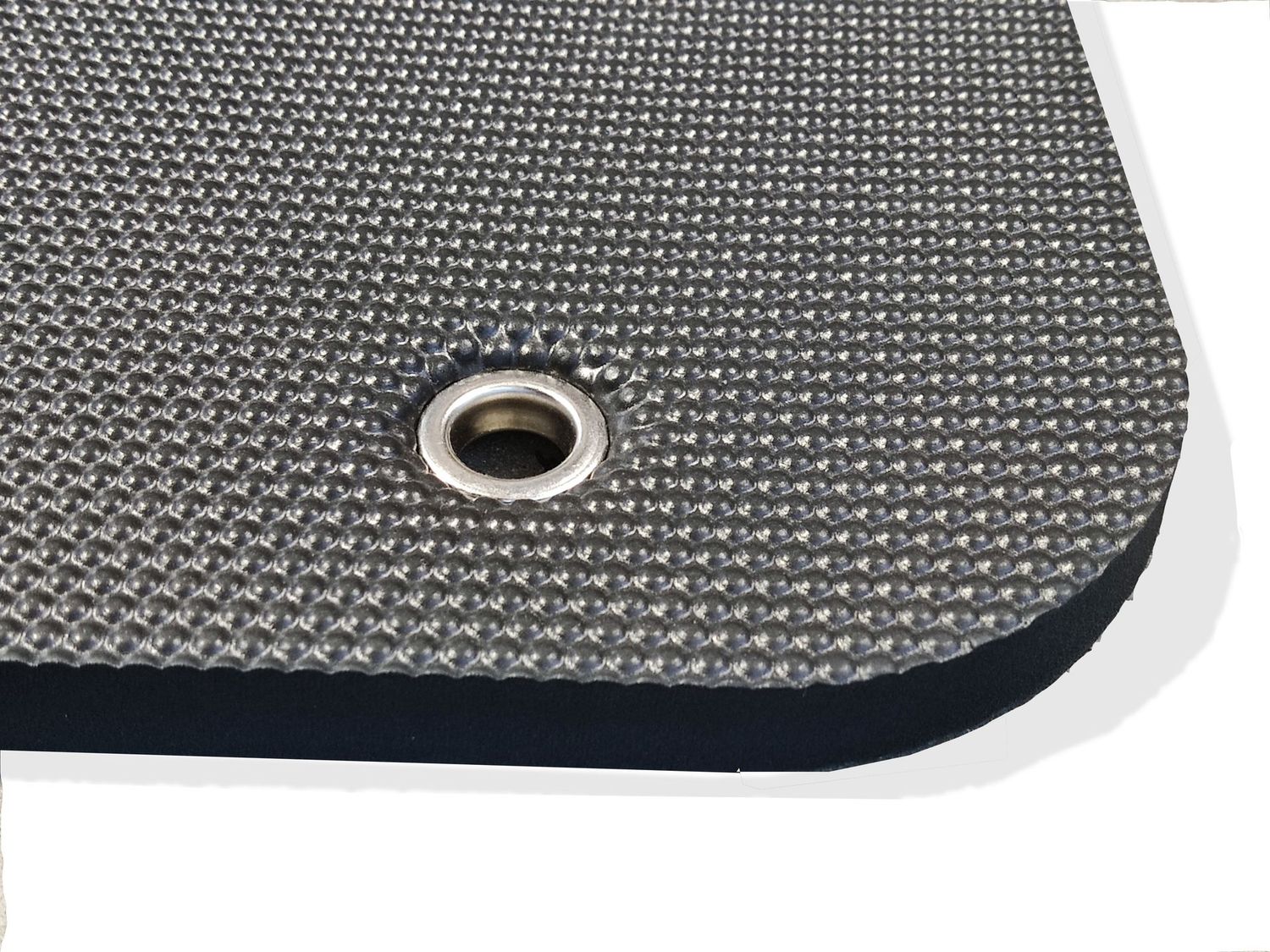 Pavibasic EVA Gym Mat – 120 × 50 cm, 10 mm (Black / Blue / Grey)