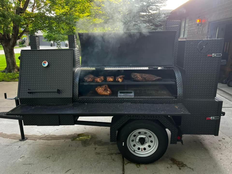 SNS Barrel 60 Smoker With Charcoal Grill