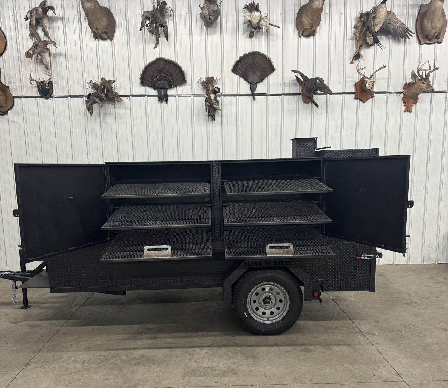 SNS Beast Cabinet Smoker With Full Length Storage