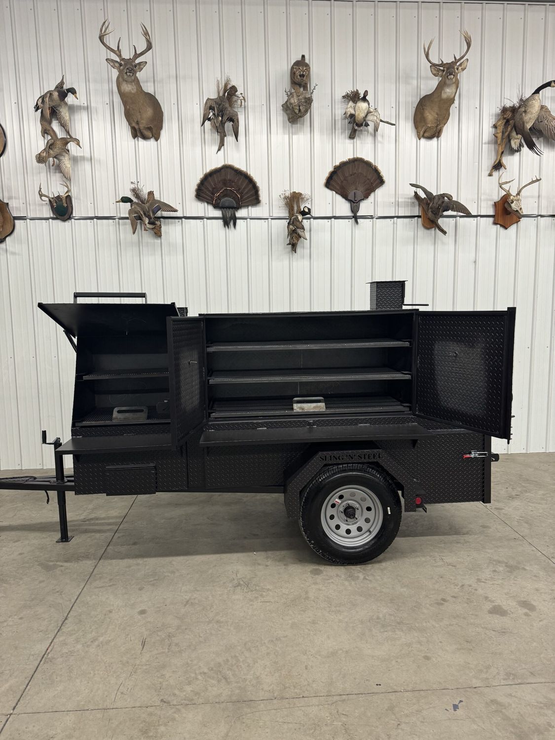 SNS Cabinet 60 Catering Trailer With Sink Package And Standard Grill