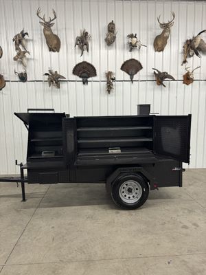 SNS Cabinet 60 Catering Trailer With Sink Package And Standard Grill