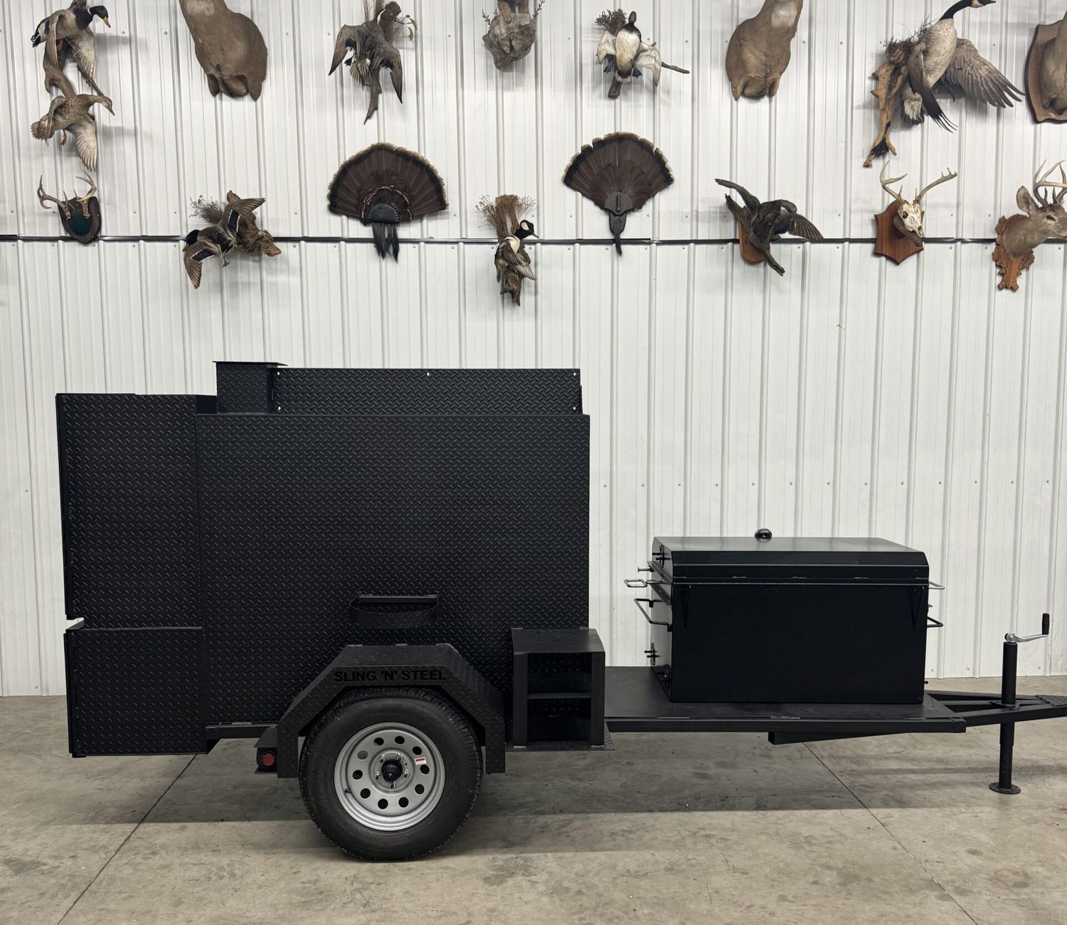 SNS Competition 60 Smoker With BBQ 42 Rotating Rack Pit