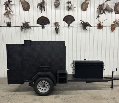 SNS Competition 60 Smoker With BBQ 42 Rotating Rack Pit