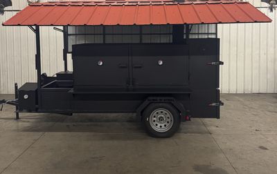 Custom Beast Cabinet Smoker With Roof And Sink Package