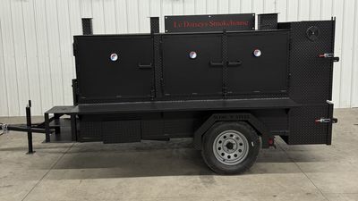 Custom SNS 4060 Smoker With Charcoal Grill