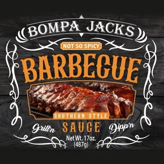 Bompa Jacks (Not So Spicy) Barbecue Sauce