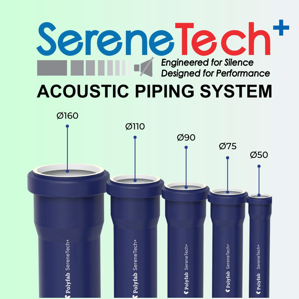 SereneTech+ Acoustic / Silent / Soundproof / Low-Noise Pipes SereneTech+ Acoustic / Silent / Soundproof / Low-Noise Pipes