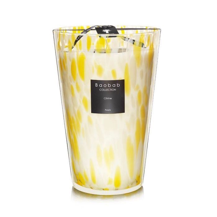 Candle-Maxi Max Citrine Pearls