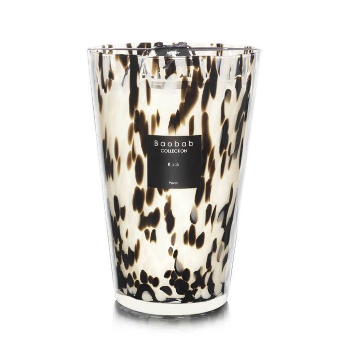 Candle-Maxi Max Black Pearls