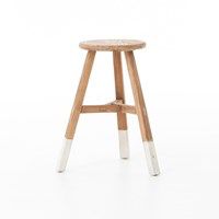 Stool-White Dipped