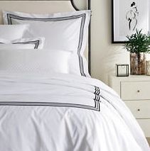 Duvet Cover-Trio White-Full/Queen