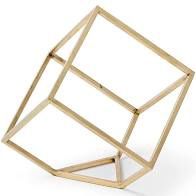 Sculpture-Brass-Standing Cube