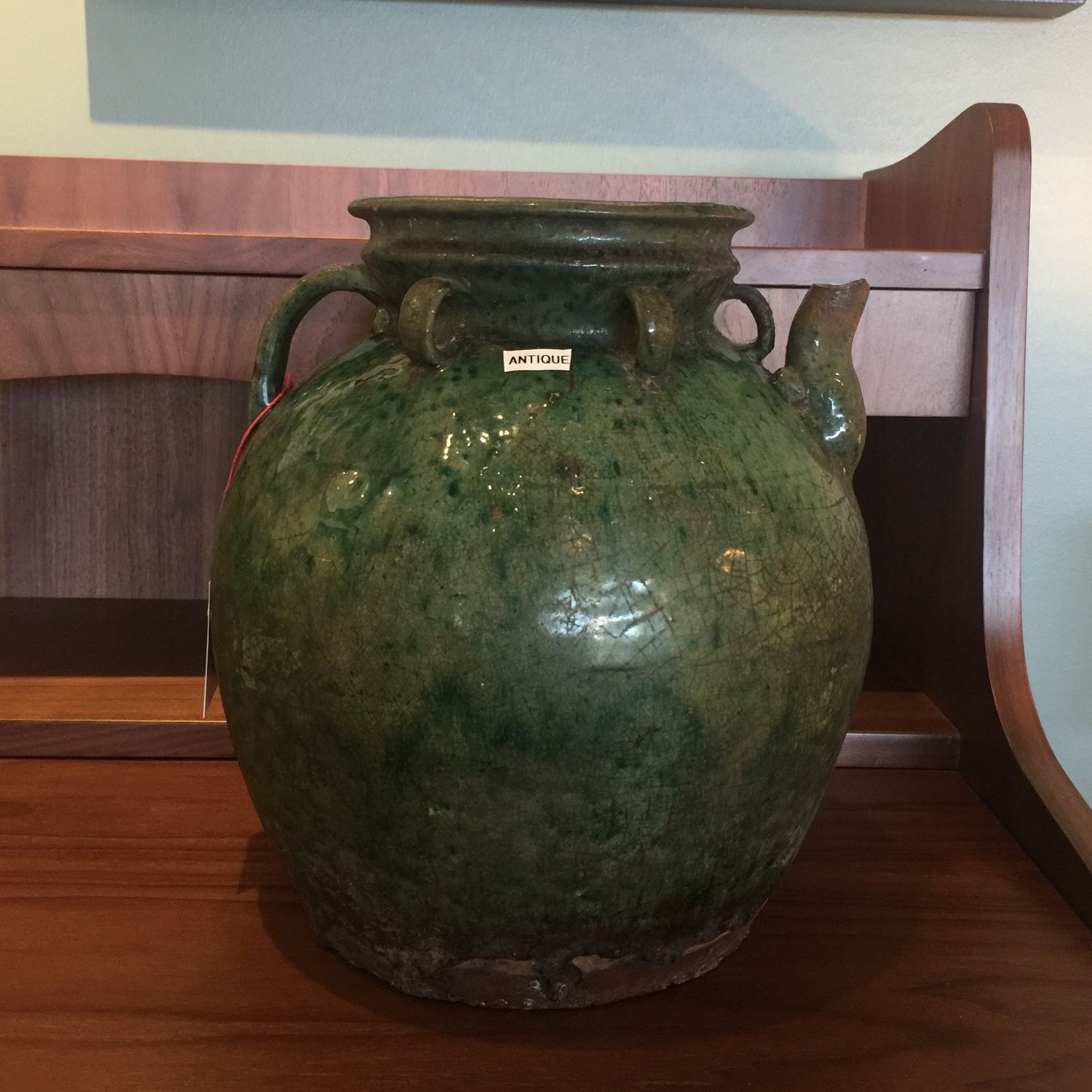 Jar-Green-Chinese Antique